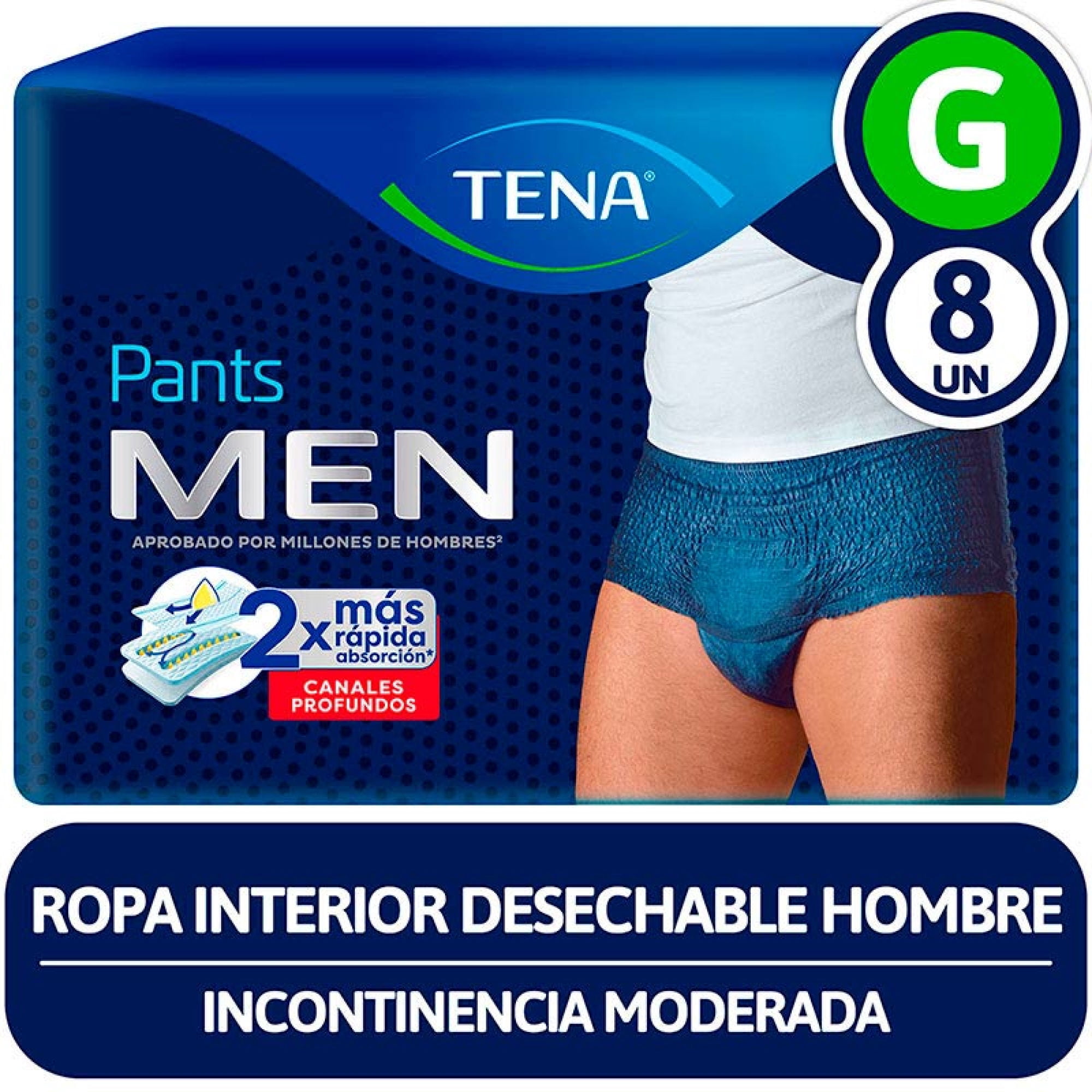 Ropa interior desechable men, 8 Un