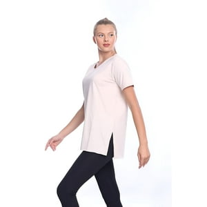 Home Fashion - Polera Mujer Blanco Manga Corta Talla M