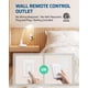 thumbnail image 2 of Interruptor de pared inalámbrico DEWENWILS con toma de control remoto, 2 of 7