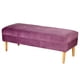 thumbnail image 2 of Banqueta Provenza Liso 2c Felpa 04 Morado, 2 of 2