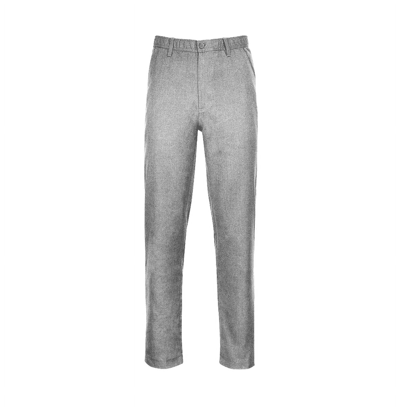 Kotting - Pantalón Escolar Básico Frente Plano Juvenil Gris