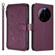thumbnail image 2 of Funda Cartera Mariposa para [Xiaomi 17 Ultra] con Soporte y Cremallera Violeta, 2 of 6
