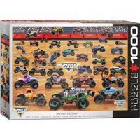 Rompecabezas Eurographics Monster Jam Camiones Línea 1000 Piezas