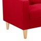 thumbnail image 3 of Sofa New Retro 3CG Felpa 05 Rojo, 3 of 6