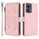 thumbnail image 2 of Funda Cartera Mariposa para [Motorola Edge 2024 5G] con Soporte y Cremallera Rosa, 2 of 6