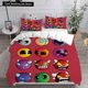 thumbnail image 1 of v933 Bed Sheets Geometry Dash Bedding Sets Comforter Quilt Bed Cover Duvet Cover Pillow Case - Pieces Sets Bedroom Decoration Home Textiles 3-Piece Bedding Set (1 Duvet Cover + 2 Pillow Shams) Bed She, 1 of 5