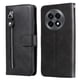 thumbnail image 1 of Funda con Cremallera para OnePlus 13R 5G, Carcasa Cartera de Cuero PU con Soporte y Tarjetero, 1 of 5