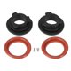 thumbnail image 4 of Unique Bargains 2 piezas de adaptador de base de faro LED H11, enchufes de bombilla, retenedor, soporte universal para automóvil, negro, 4 of 6