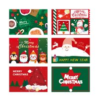 Magideal - 6 Manteles Individuales Navideños Resistente Al Calor Para Decoración De Cocina Interior , Estiloa