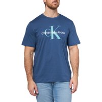 Camiseta De Cuello Redondo Con Logotipo De Monograma De Calvin Klein Para Hombre