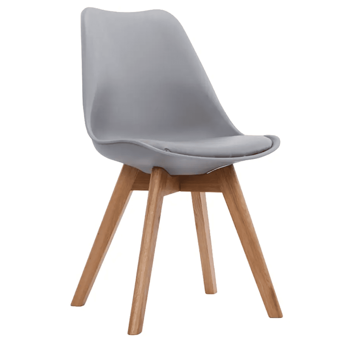 Moboi - Silla Eames Acolchada Gris