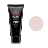 Bluum Creative Nails - Polygel Glitter Rosado 60Gr - Gel Para Uñas