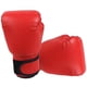 thumbnail image 4 of Guantes de boxeo para niños y adultos, guantes de entrenamiento de boxeo para niños y jóvenes profesionales, guantes de material cuero PU transpirables de Rojo Adulto, 4 of 5