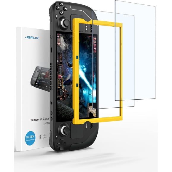 Protector Pantalla Vidrio JSAUX Steam Deck LCD OLED 2 Pack