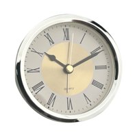Magideal - Reloj Redondo Con Inserto, Mini Reloj Moderno Con Números Romanos De 3,5 Pulgadas Para Sala De Estar, Oficina, Dormitorio Y Escuela. Argén