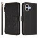 thumbnail image 2 of Funda Cartera Mariposa para [iPhone 17] con Soporte y Cremallera Negro, 2 of 6