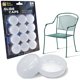 thumbnail image 1 of Protectores deslizantes cuadrados para patas de muebles de hierro forjado para patio, Shop Square, 1 of 7