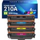 thumbnail image 1 of Paquete de 4 cartuchos de tóner Toner Bank 210A 210X MFP 4301fdw HP, 1 of 9