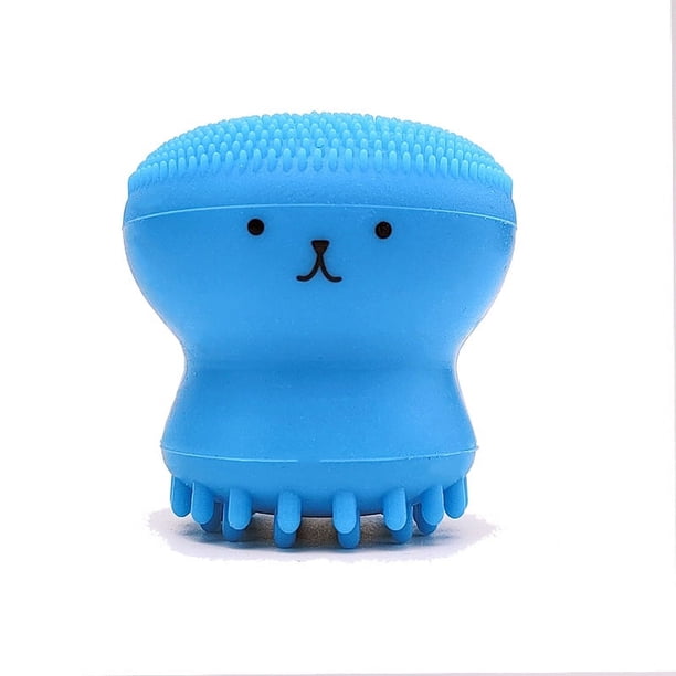 Octopus Shape Silicone Facial Scrubber Brush - Deep Clean & Massage for Daily Skin Care!