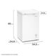 thumbnail image 2 of Congelador Freezer Fensa Horizontal 99L Frío Directo Z100D, 2 of 8