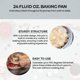thumbnail image 4 of Moldes para tartas KitchenDance, aluminio de profundidad media, 9 pulgadas, 500 unidades, 4 of 9