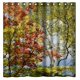 thumbnail image 1 of Cortina de ducha de arce de principios de otoño, juego de cortina de baño con ganchos, tamaño 36 x 72 pulgadas, 1 of 3