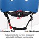 thumbnail image 3 of Casco de bicicleta OUWOER ajustable multideportivo para niños, azul, 3 of 7