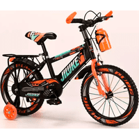 Genérico - Bicicleta Mountain Bike Luces Led Y Colores Aro 12 Naranja