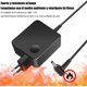 thumbnail image 2 of Cargador Adecuado para Lenovo Laptop Ideapad 20v2.25a 45w, 2 of 3