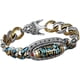 thumbnail image 1 of Pulsera de cuentas Dzi de nueve ojos con mantra de seis caracteres turquesa, pulsera de cuentas Dzi de nueve ojos giratorias con transferencia, pulsera amuleto de la suerte para la meditación que atra, 1 of 7
