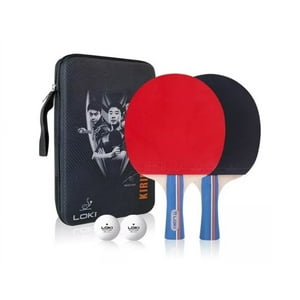 Set 2 Paletas De Ping Pong Loki K3000 Nivel Inicial
