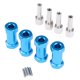 thumbnail image 2 of 12mm Hex Hub 15-25mm Combinador de adaptador de extensión para RC Crawler Blue -25mm, 2 of 5