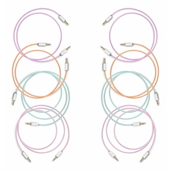 Myvolts 8 Pack Candycords, Cables Patch 3.5 Mm Colores