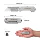 thumbnail image 2 of Cuchillo utilitario plegable WORKPRO EDC Mini cortador de cajas con clip, 2 of 8
