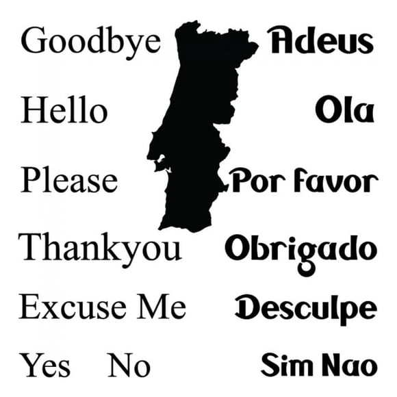 Decomural Language Basics Portuguese School WS-34529
