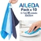 thumbnail image 1 of Aileda Paño de limpieza Microfibra paño 3 u Doble uso: cocina, automóvil y hogar 30x30cm （En total 30 Unidades）, 1 of 7