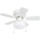 thumbnail image 1 of Ventilador de techo Prominence Home Hero de 71 cm con luz 41530-01, color blanco, 1 of 9