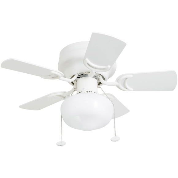Ventilador de techo Prominence Home Hero de 71 cm con luz 41530-01, color blanco