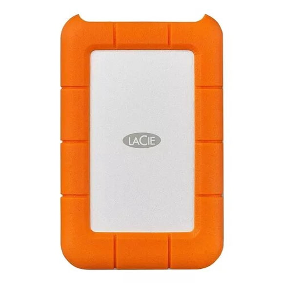 Disco Portátil LaCie Rugged de 4TB USB-C Naranja