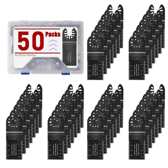 Kit de hojas de sierra oscilantes Adust 50 hojas multiherramienta para madera