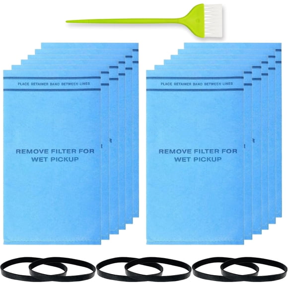 Paquete de 12 bolsas de filtro de repuesto para aspiradora húmeda y seca WHI-GN