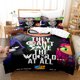 thumbnail image 1 of v218 Bed Sheets Cartoon Teen Titans Go Bedding Set,Duvet Cover Comforter Bed Set Quilt Cover Pillowcase,King Queen Twin Size Boys Girls Adults 3-Piece Bedding Set (1 Duvet Cover + 2 Pillow Shams) Bed, 1 of 5