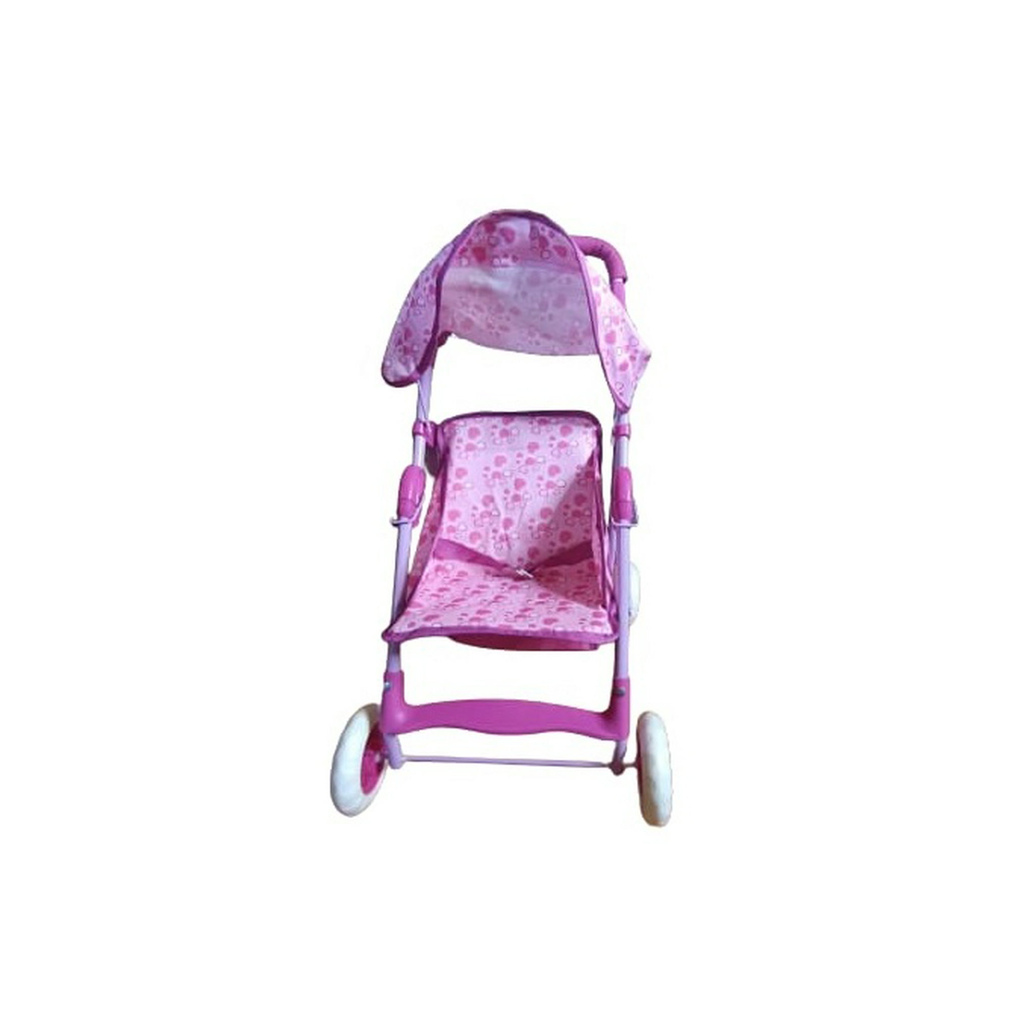 Genérico - Coche De Muñeca Con Mango Y Respaldo Ajustable