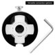 thumbnail image 4 of Desviador universal de metal cromado Faucet QWORK con caño para bañera, 4 of 8