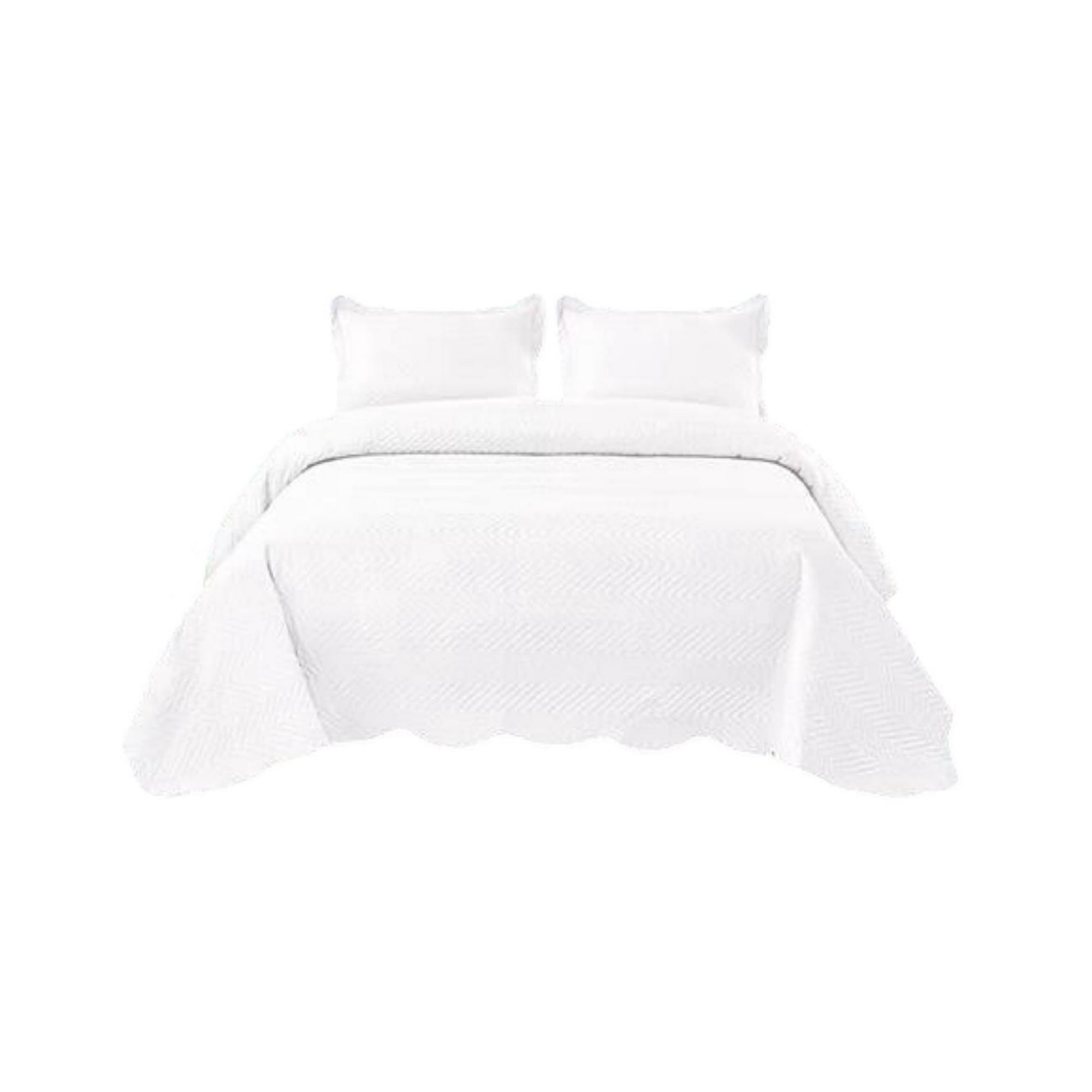 Genérico - Quilt Verano Unicolor 2 Plazas+2 Fundas Verano Suave 13n02