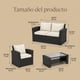 thumbnail image 3 of Juegos De Muebles Para Terraza Living Para 4 Personas Estructura Negro, 3 of 8