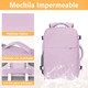 thumbnail image 3 of Mochila De Viaje Mujer, Belug Mochila Para Laptop 15.6 Pulgadas Lila, 3 of 5