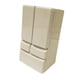 thumbnail image 3 of Mini Refrigerador Para Casa De Muñecas 1:12 DIY Con Doble Puerta Para Diorama De Micropaisaje Amarillo, 3 of 3