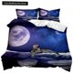 thumbnail image 1 of Leopard Duvet Cover Set Fierce Cheetah Bedding Set Moon Viewing Wild Animal Printed Double Size Polyester Quilt Cover Bed Sheets, 1 of 5