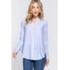 thumbnail image 5 of Camisa Tejida a Rayas con Cuello Redondo y Abertura Larga, 5 of 5